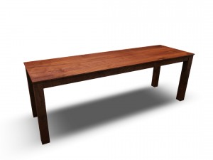 dining table02 vr ar game ready Modelo 3D