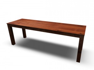 dining table02 vr ar game ready Modelo 3D