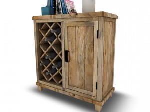 bar cabinet vr ar game ready Modelo 3D
