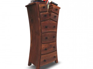 chest of drawer04 vr ar game ready Model 3D