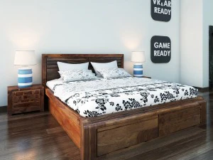 ベッド01 vr arゲーム準備完了 3Dモデル