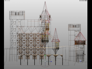 medieval castle 3D Model