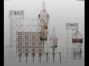 medieval castle 3D Model