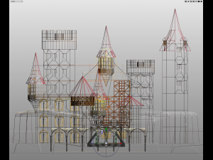 medieval castle 3D Model