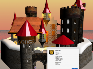 medieval castle 3D Model