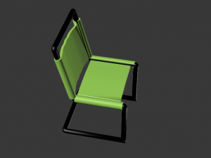 metal chair 3D-Modell