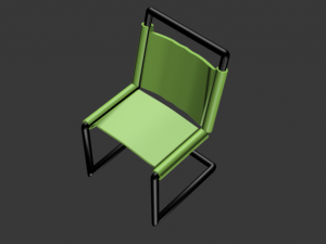 metal chair 3D-Modell