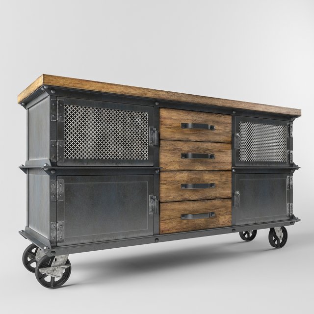 large ellis console 3D Model .c4d .max .obj .3ds .fbx .stl .blend 