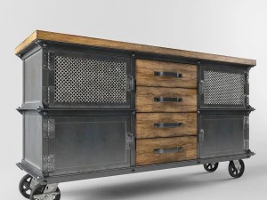 grande consolle Ellis Modello 3D