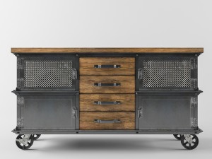 large ellis console 3D Model