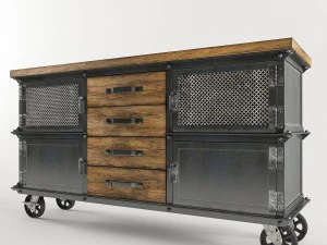 grande consolle Ellis Modello 3D