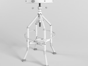 write stool Modello 3D