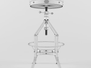 write stool Modello 3D