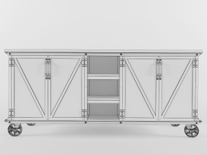 ellis kitchen island 3D Model
