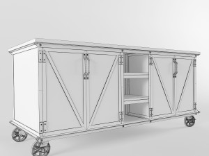 ellis kitchen island 3D Model