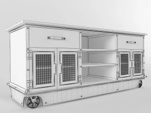 boxcar ellis console e53 3D Model