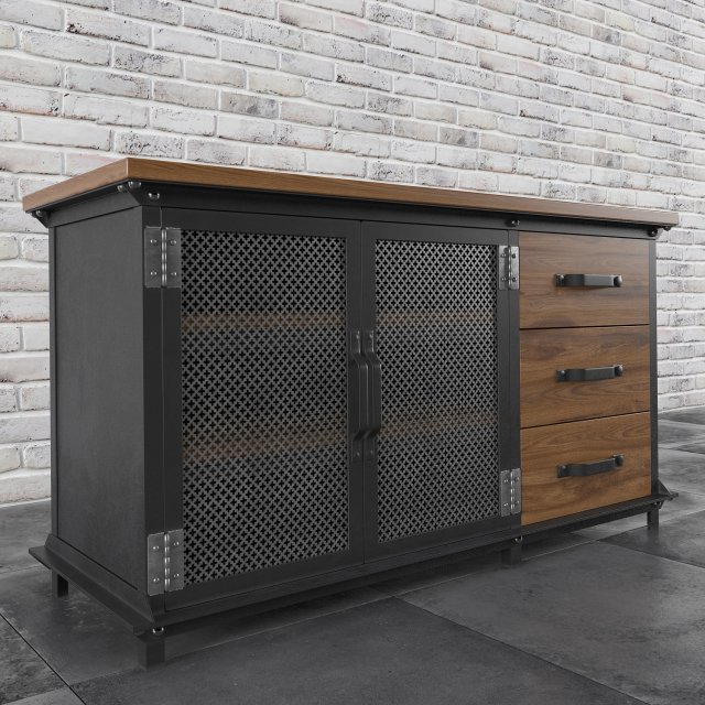 ellis console with drawers Modello 3D .c4d .max .obj .3ds .fbx .stl .blend 