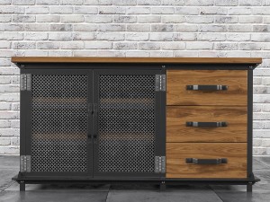 ellis console with drawers Modello 3D