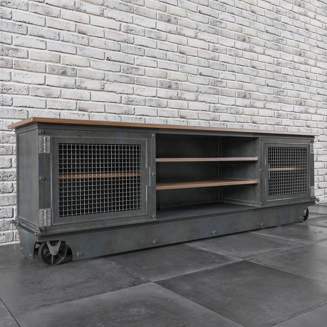 long boxcar ellis console 3D Модель .c4d .max .obj .3ds .fbx .stl .blend 