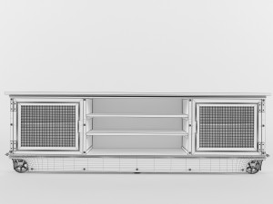 long boxcar ellis console 3D Модель