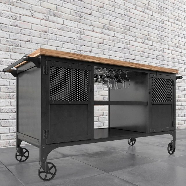 bar cart 3D Model .c4d .max .obj .3ds .fbx .stl .blend 