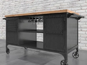 bar cart 3D Model