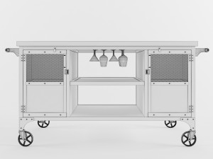 bar cart 3D Модель