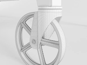bar cart 3D Model