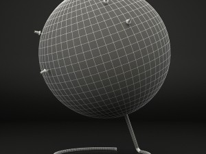 cork globe 3D-Modell