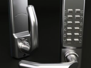 digitales T&uuml;rschloss 3D Modell