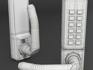 digital door lock Modèle 3D