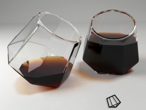diamond glasses Modèle 3D