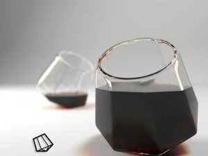 diamond glasses 3D Model
