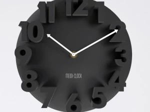 wall 3d clock 3D Model