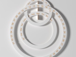 perpetual ring calendar 3D Model