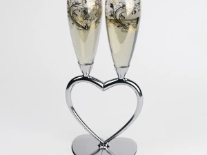 &oacute;culos de casamento Modelo 3D