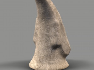 stone face moai Modèle 3D