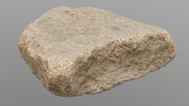 scanned stone 3D Model .c4d .max .obj .3ds .fbx .stl .blend 