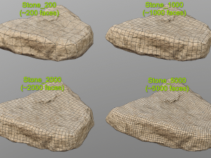 scanned stone 3D Model