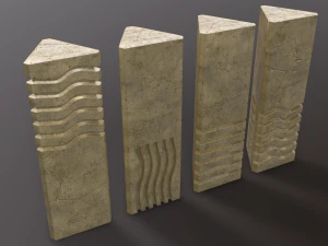 5th element stones 3D Model
