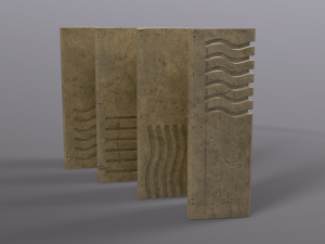 5th element stones 3D Модель