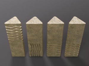 5th element stones 3D Модель