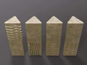 5th element stones 3D Model