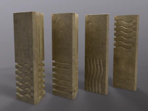 5th element stones 3D Model