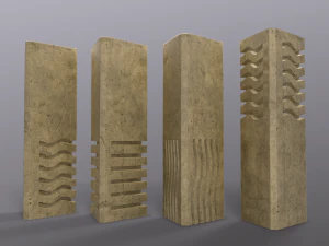 5th element stones 3D Model