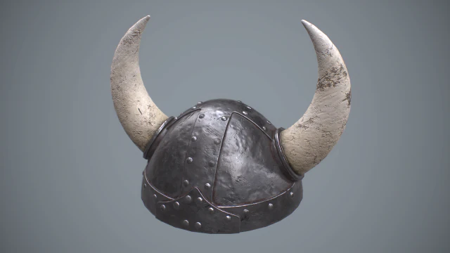 capacete viking Modelo 3D .c4d .max .obj .3ds .fbx .stl .blend 