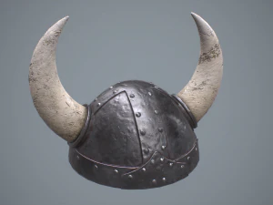 capacete viking Modelo 3D