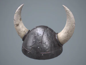 capacete viking Modelo 3D