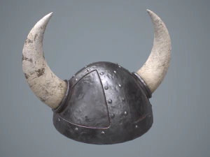 capacete viking Modelo 3D