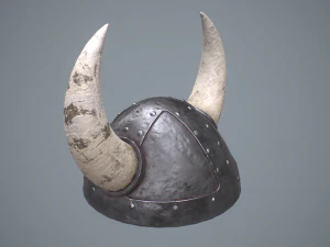 capacete viking Modelo 3D